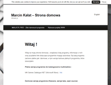 Tablet Screenshot of mkalat.pl